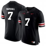 NCAA Ohio State Buckeyes Men's #7 Jalin Marshall Black Nike Football College Jersey PWP8845IB